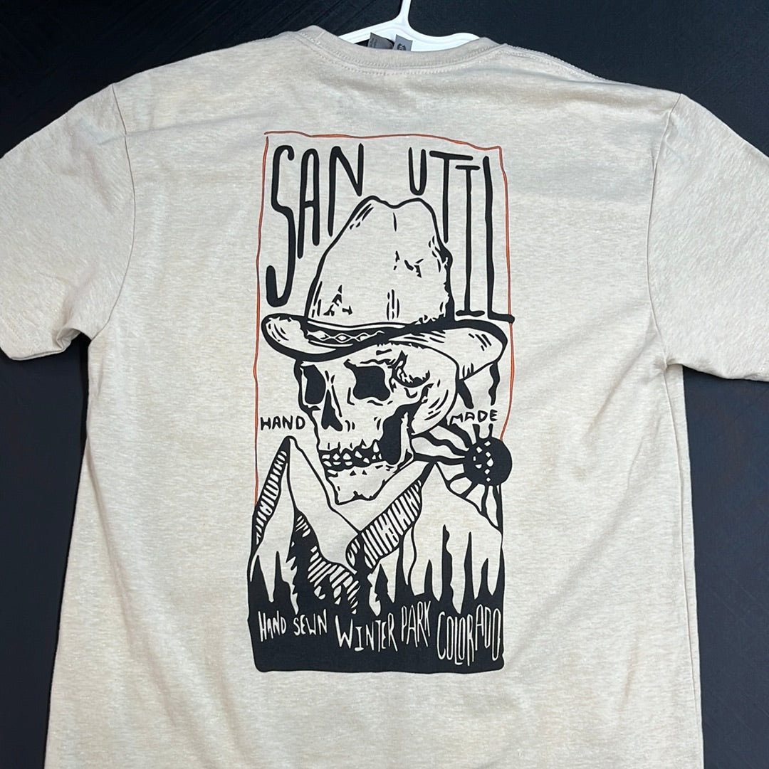 San Util Logo Western Shirt - Cream