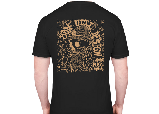 Rooted in Life T-Shirt - Black and Sand